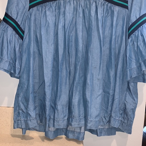 Crown & Ivy Denim Tops S XS - Picture 2 of 5